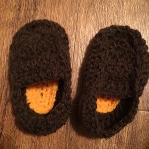 Brand new HANDMADE BABY LOAFERS